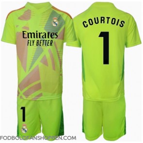 Real Madrid Thibaut Courtois #1 Målmand Tredjetrøje Børn 2024-25 Kortærmet (+ Korte bukser)